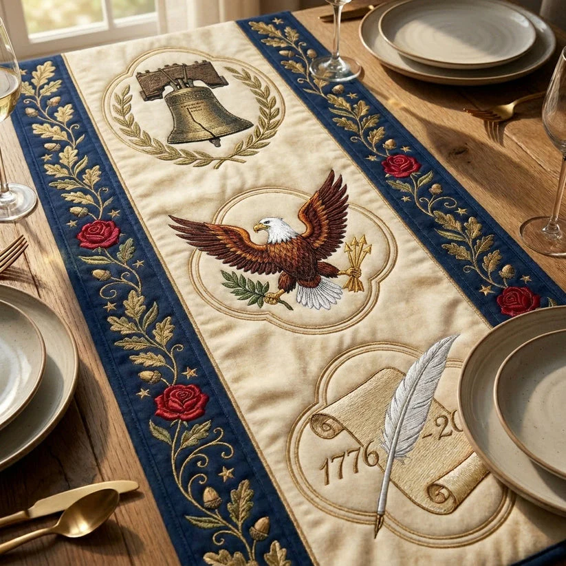 💖💖250th Anniversary Heirloom Edition Special Offer- Elegant Floral Premium Table Runner - Everyday Dining & Decor