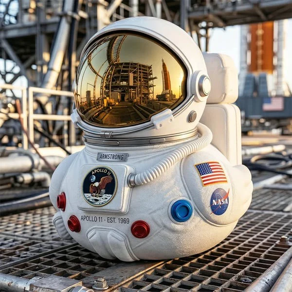 🔥Limited Edition Artemis II Mission Moon Launch Commemorative Astronaut Duck - Image 2