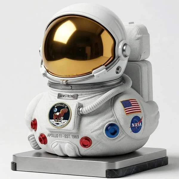 🔥Limited Edition Artemis II Mission Moon Launch Commemorative Astronaut Duck - Image 5