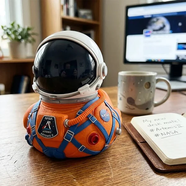 🔥Limited Edition Artemis II Mission Moon Launch Commemorative Astronaut Duck - Image 7
