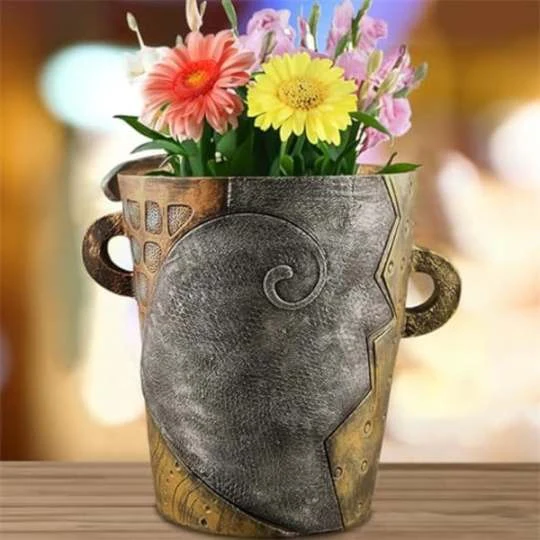 🌷Picasso Brutalist Abstract Beauty Face Flower Pot - Image 4