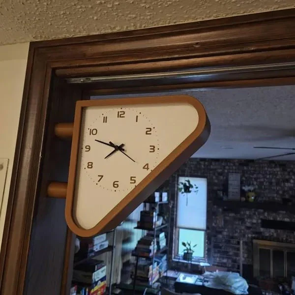 1970s Inspired Double Sided Station Clock - Image 3
