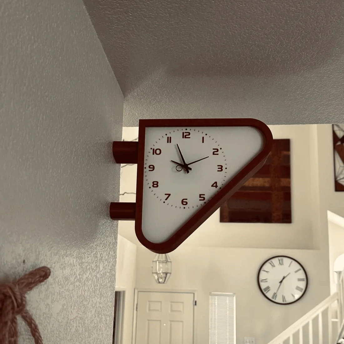1970s Inspired Double Sided Station Clock - Image 4