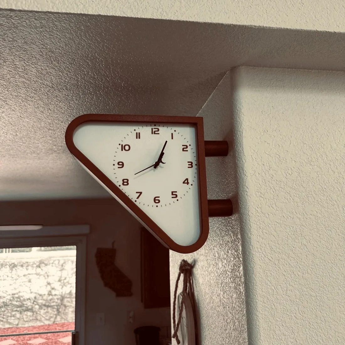 1970s Inspired Double Sided Station Clock - Image 8