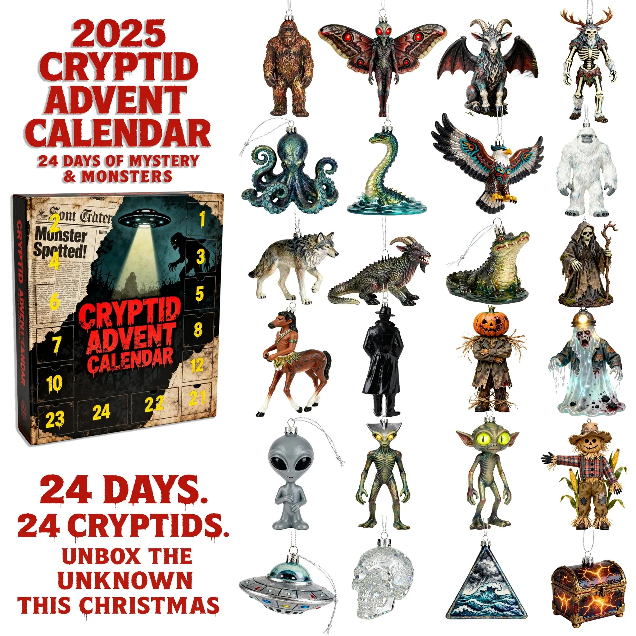 Mysteries of the Unknown – 2025 Cryptid Advent Calendar - Image 3