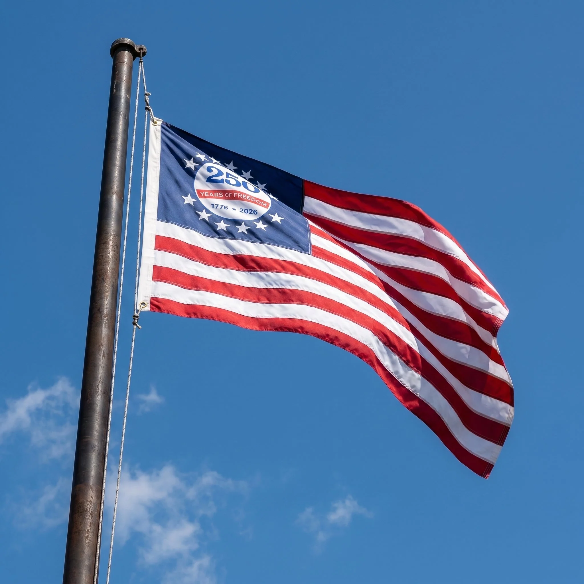 250 Years of Freedom Patriotic Eagle Flag 1776 - 2026 - Image 4