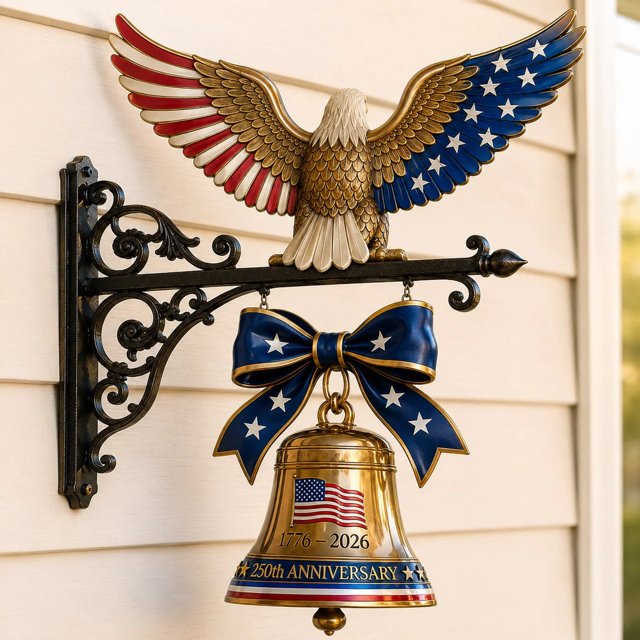 šš Ring in the Semiquincentennial: 1776-2026 "Spirit of Liberty" Eagle Bell - Image 3