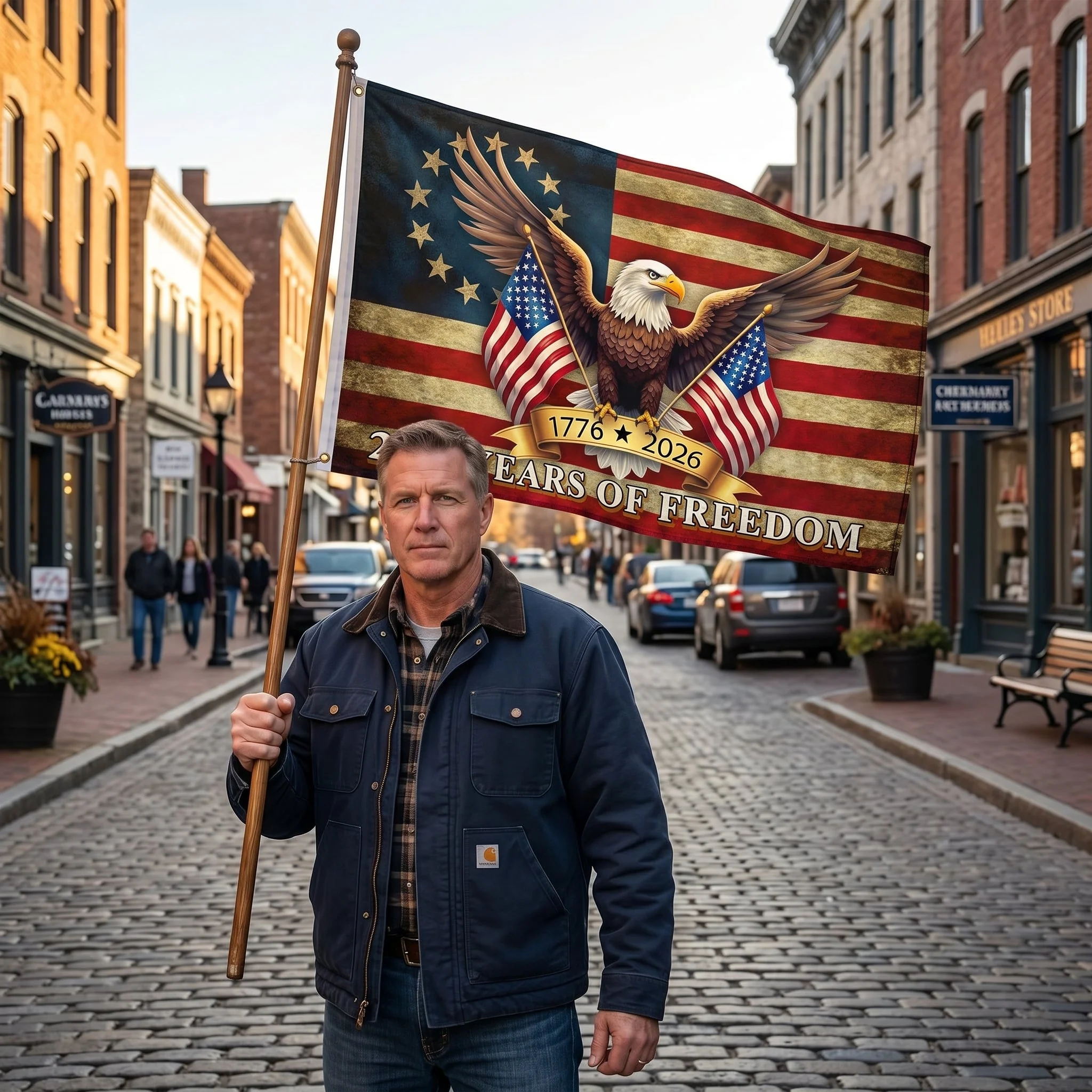 🇺🇸 1776–2026 Patriotic Freedom Flag - Image 2