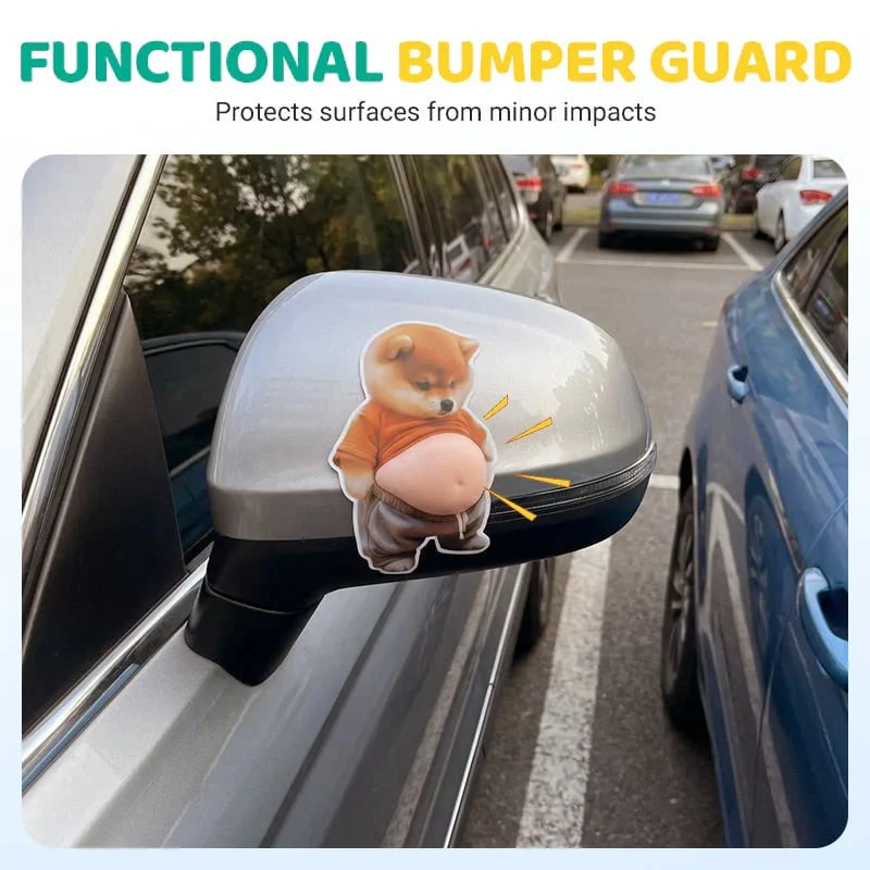 3D Cute Shiba Inu Self-Adhesive Door Stopper & Stress Ball - Image 10