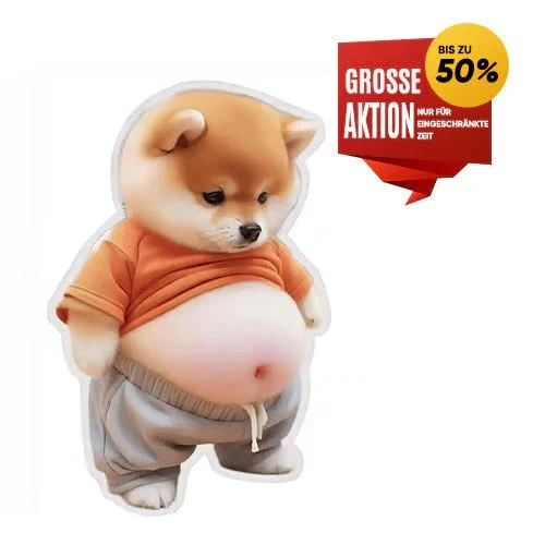 3D Cute Shiba Inu Self-Adhesive Door Stopper & Stress Ball - Image 3