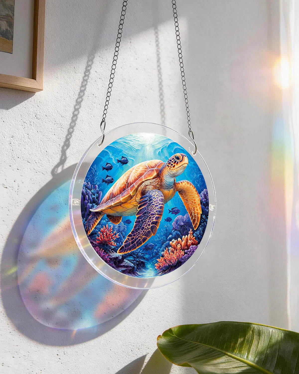 Acrylic Jigsaw Puzzle Suncatcher -Starsea Turtle - Image 2