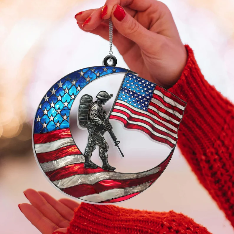 💟🇺🇸 American Military Suncatcher – A Light of Tribute for Vietnam Veterans - Image 3