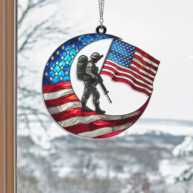 πππΊπΈ American Military Suncatcher β A Light of Tribute for Vietnam Veterans - Image 4