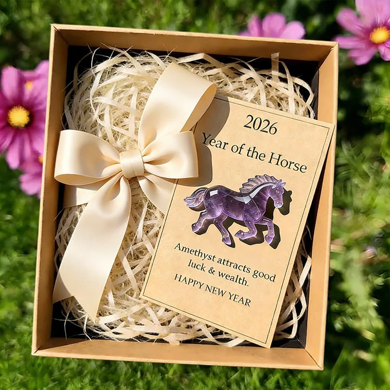 🐎💜Lucky Amethyst Crystal Horse —✨ A Symbol of Wisdom & Success (2026) - Image 2