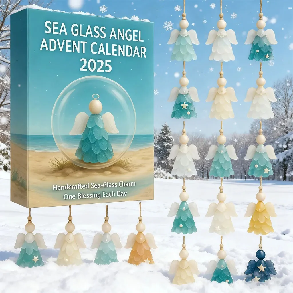 🌊Sea Glass Angel Advent Calendar 2026 – 24 Blessings to Brighten Your Season - Image 2
