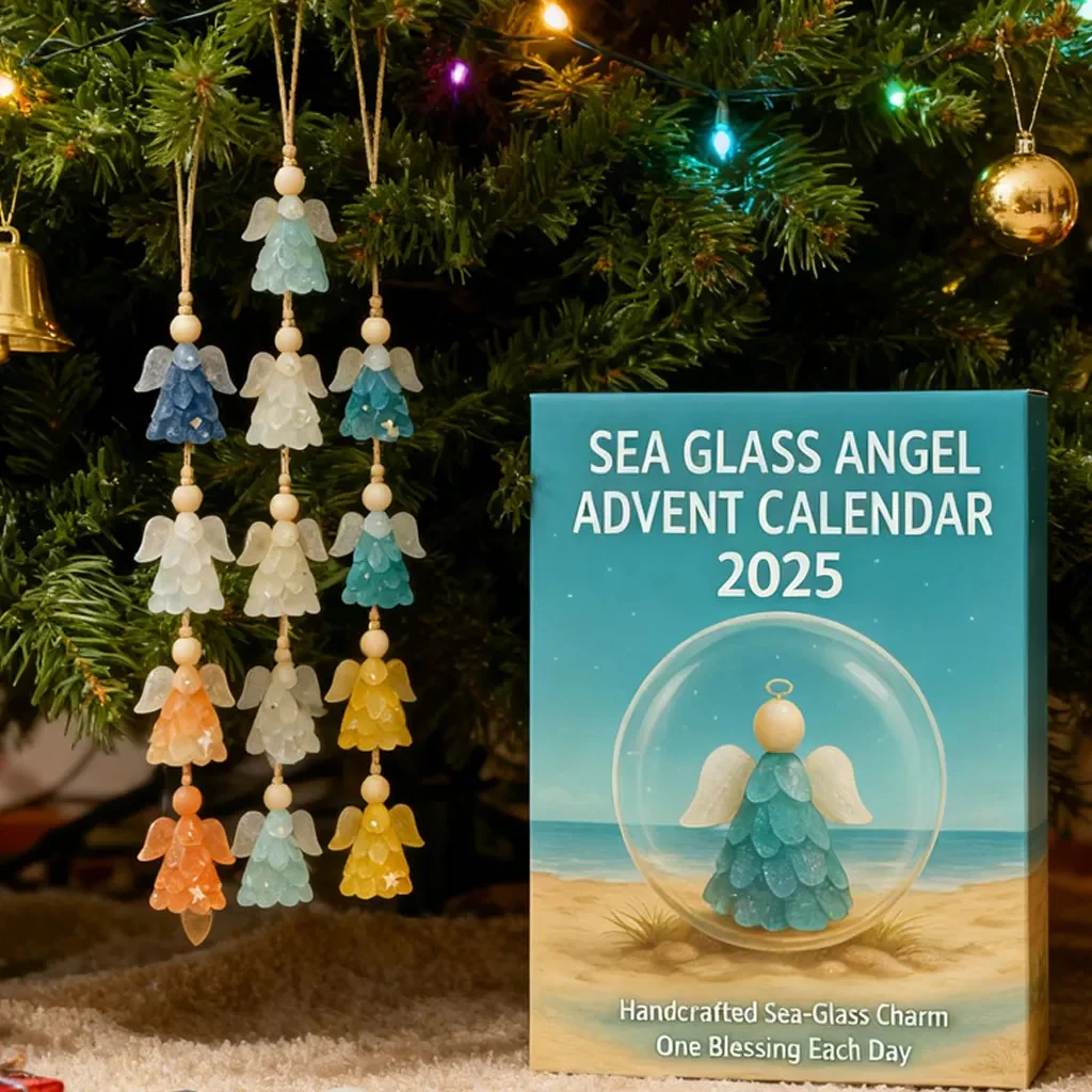 🌊Sea Glass Angel Advent Calendar 2026 – 24 Blessings to Brighten Your Season - Image 3