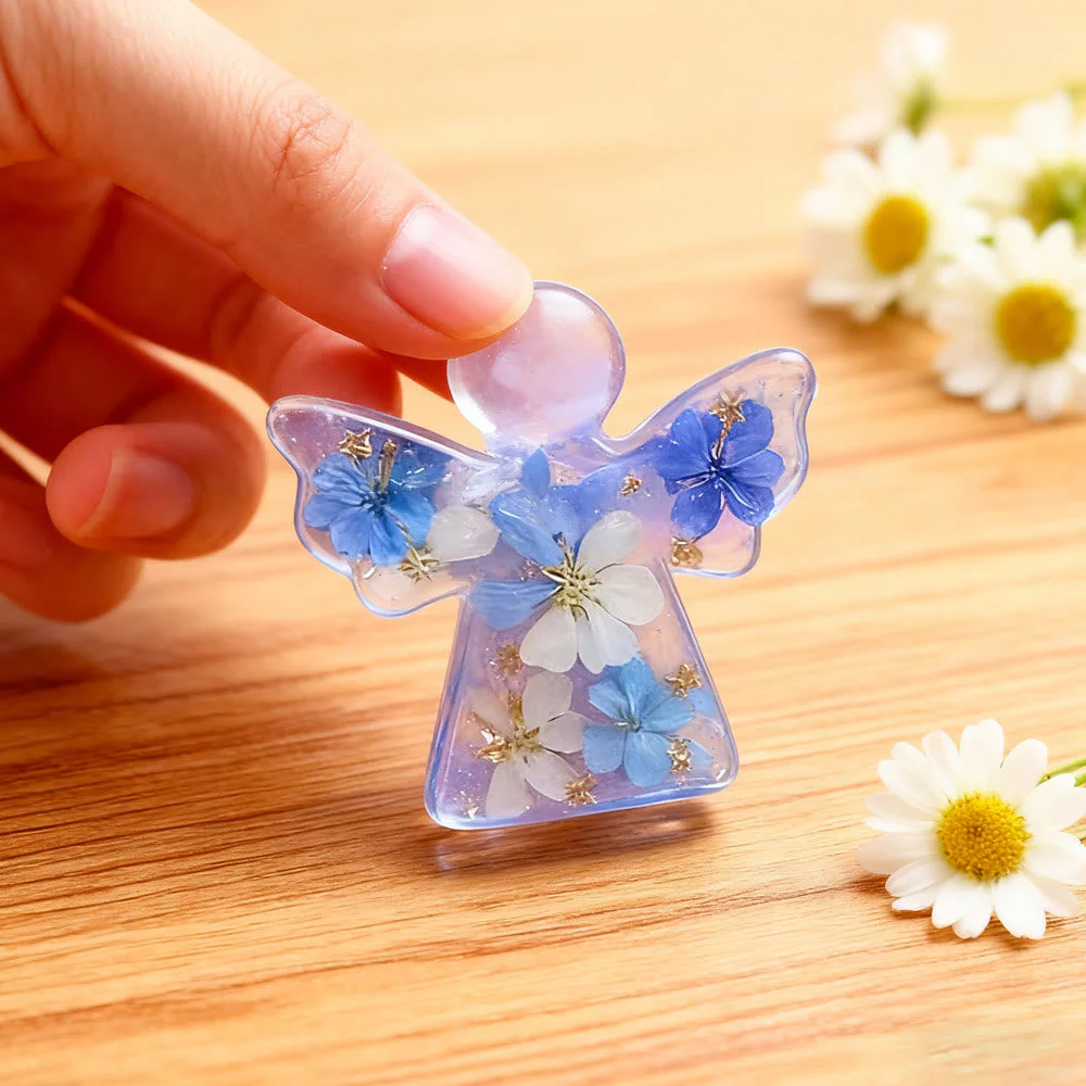 Angel & Cross Pray Ornament (With Card): Tender Devotion for Quiet Moments - Image 4