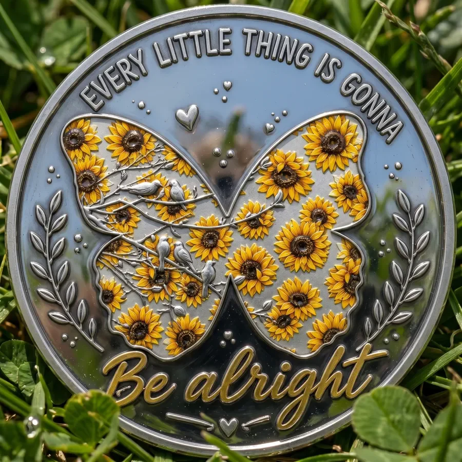 🔥🔥Hot Sale 49% OFF🌟Be Alright Sunflower Coin - Image 2