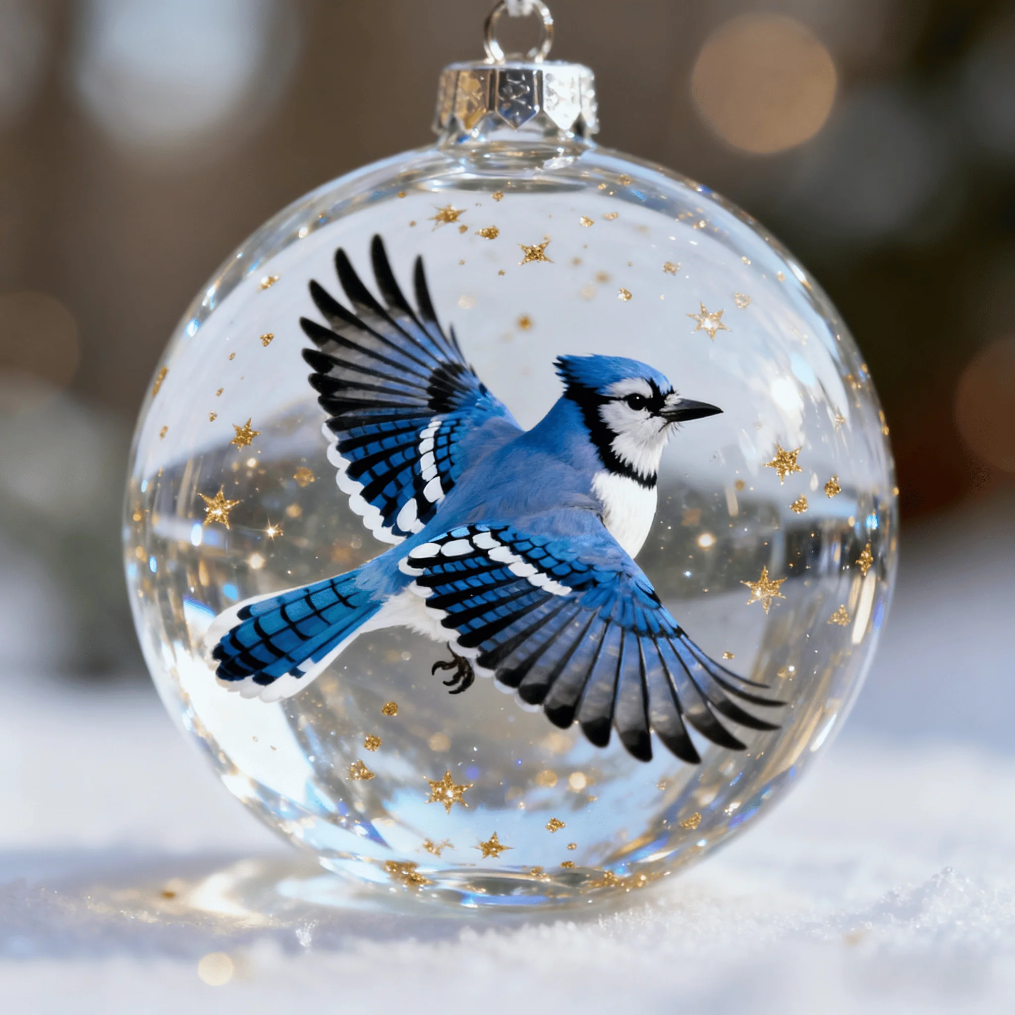 🐦Nature's Birds Crystal Glass Ornament Gift Set - Image 5