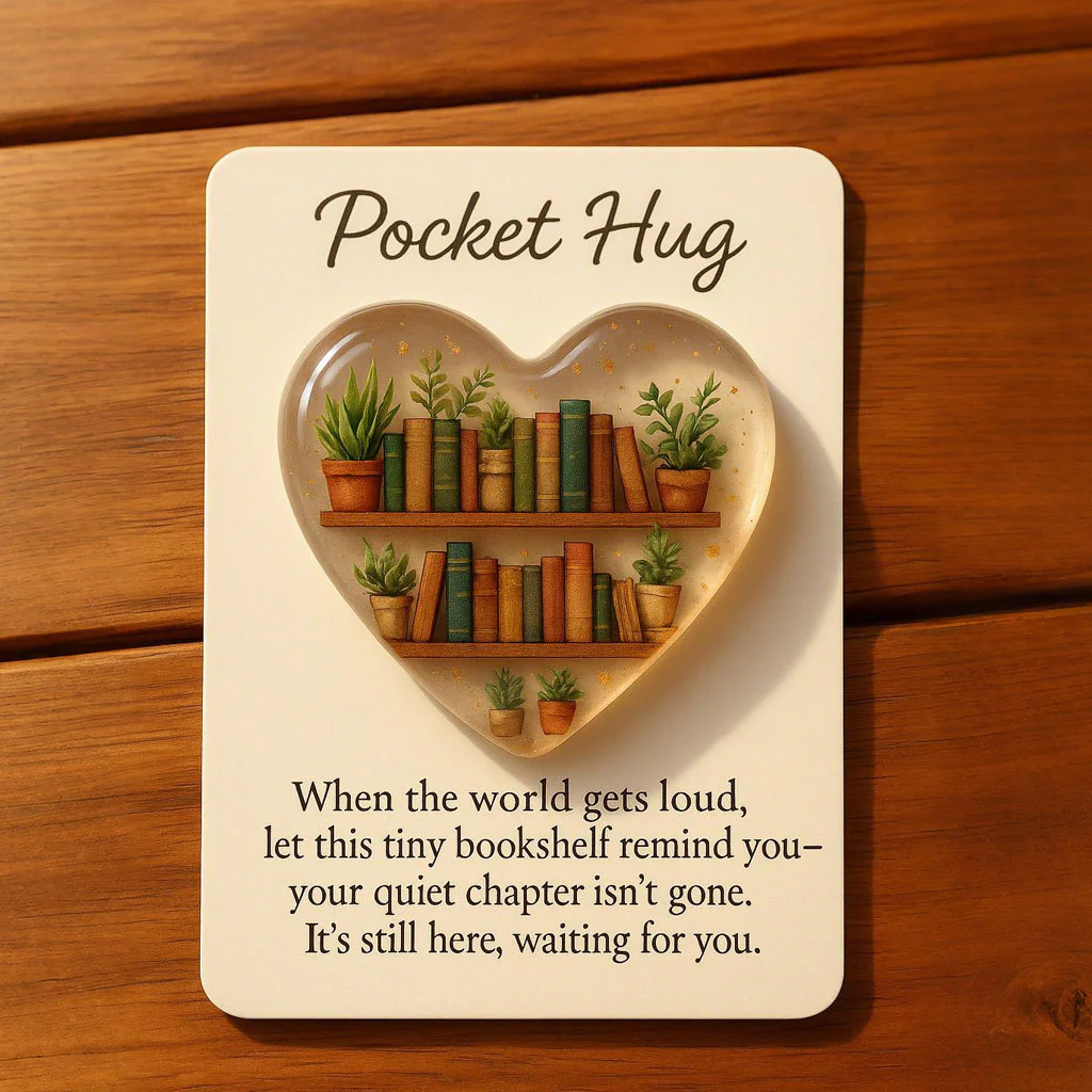 📚💖Bookshelf Pocket Hug - Image 3