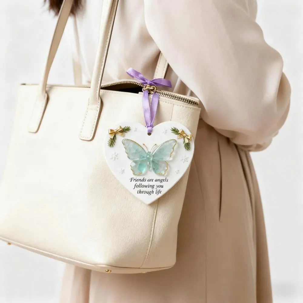 🦋Friends Are Angels Butterfly Christmas Ornament - Image 5