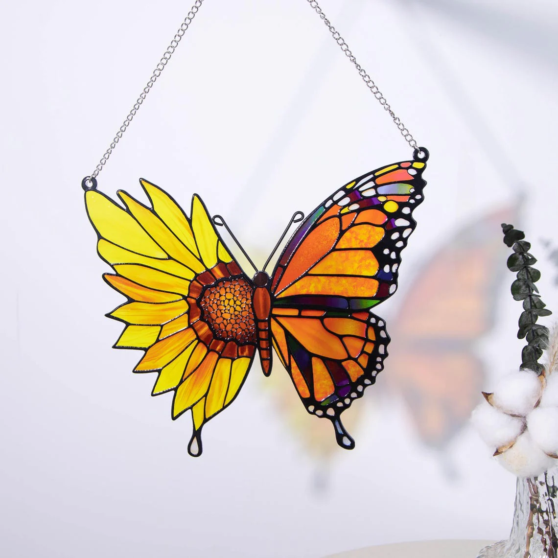 Butterfly Sunflower Suncatcher - Image 3