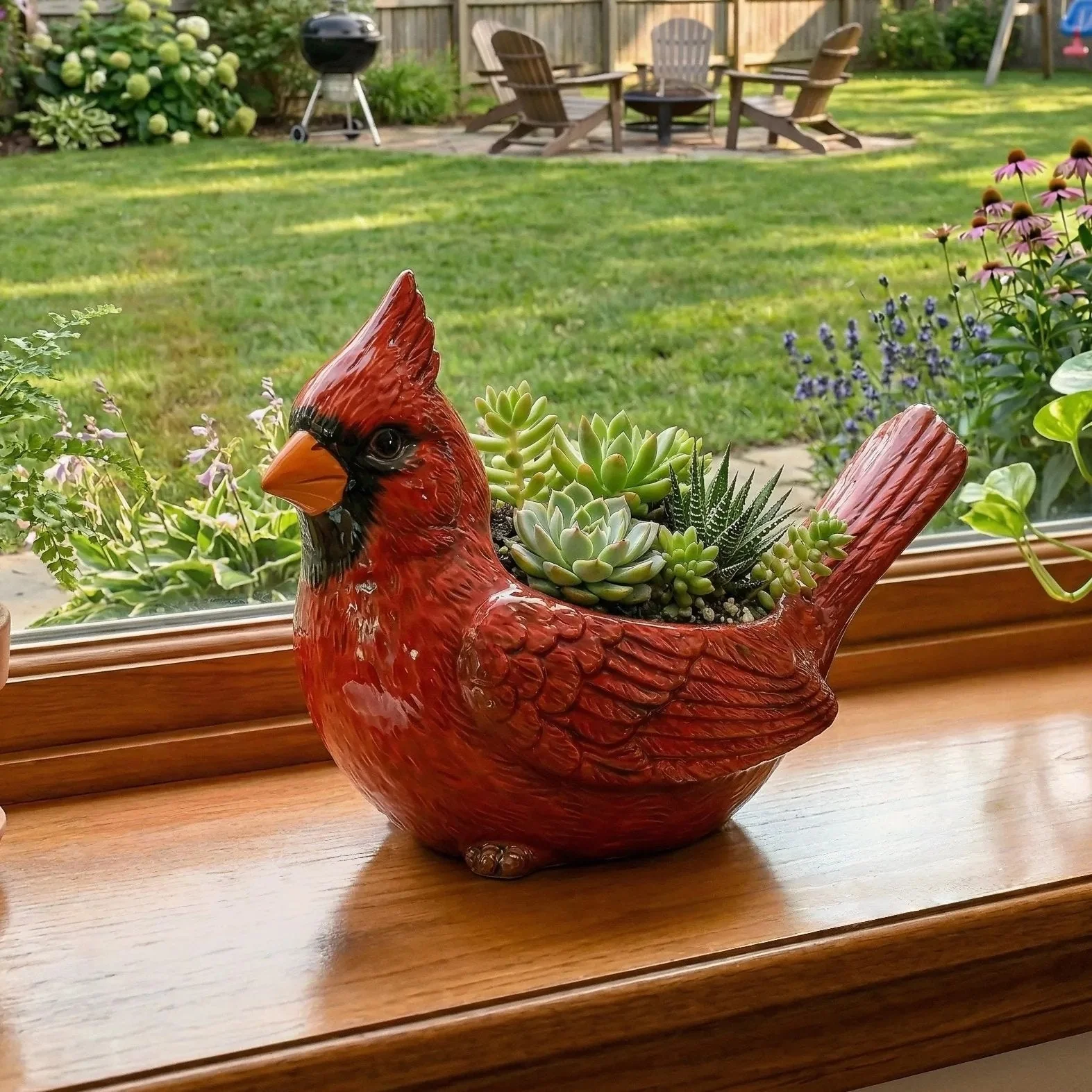 🐦🐦2026 Mother's Day Gifts 50% Off--💖🎁Cardinal Bird Succulent Planter - Image 2