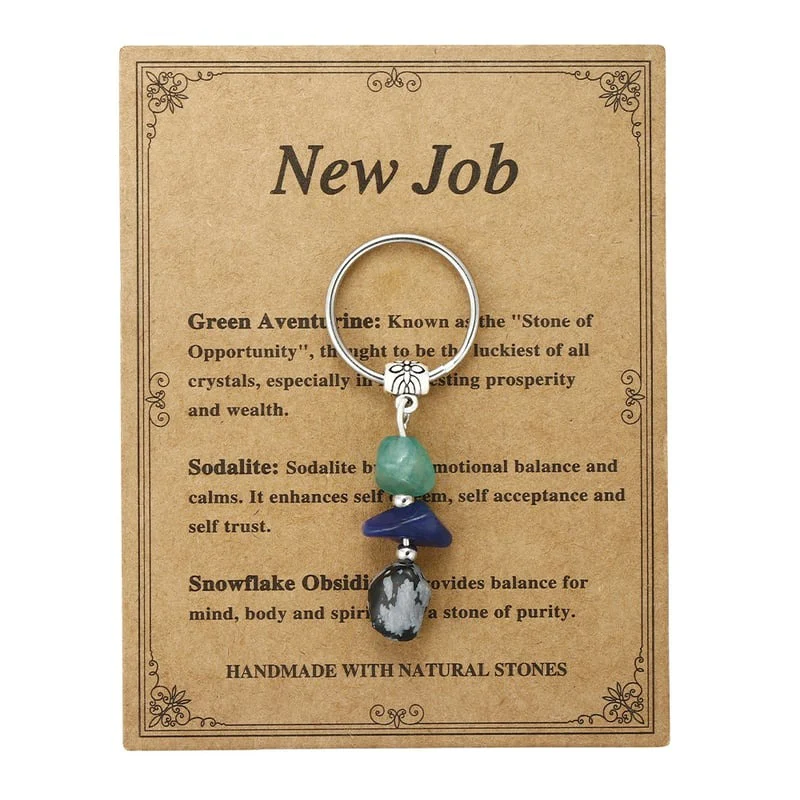 ✨Handmade Natural Stone Keychain – Carry Positivity Everywhere - Image 10