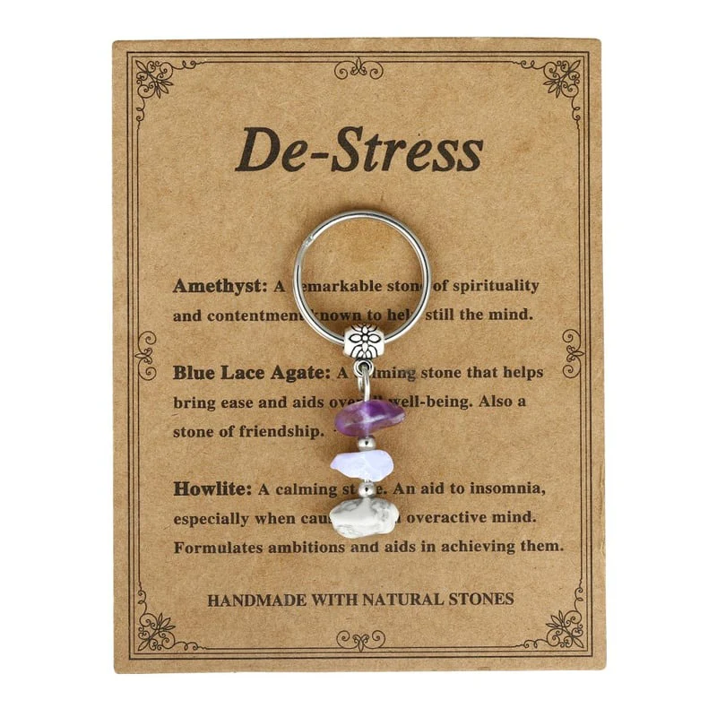 ✨Handmade Natural Stone Keychain – Carry Positivity Everywhere - Image 14