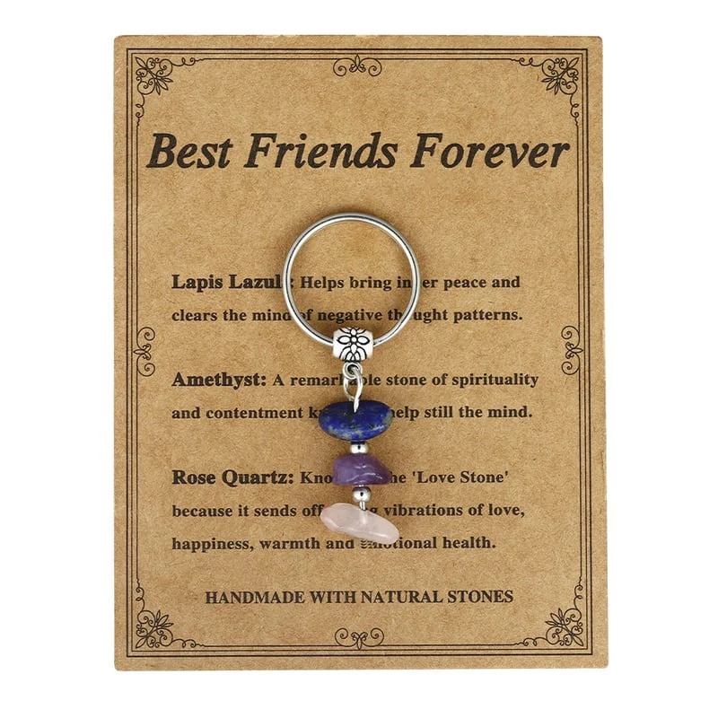 ✨Handmade Natural Stone Keychain – Carry Positivity Everywhere - Image 15