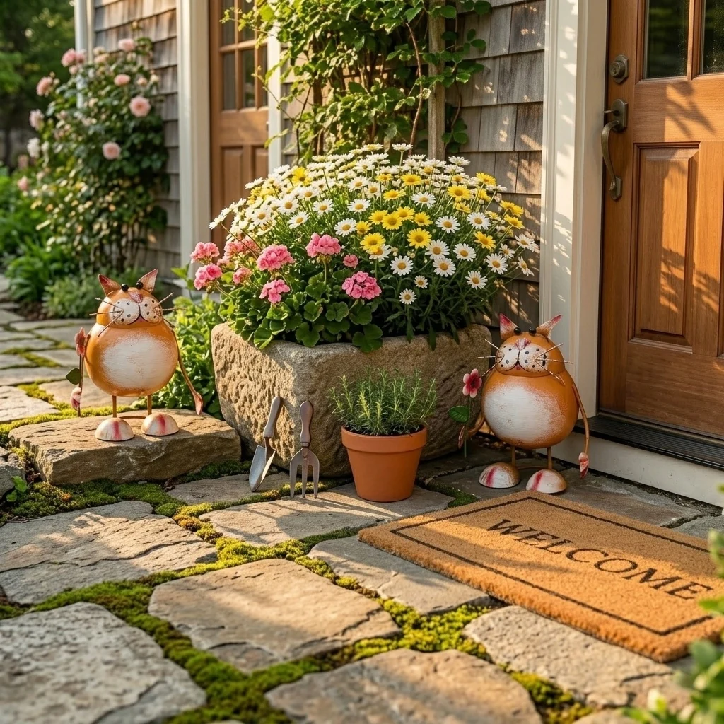 🐈 Rustic Cat-Shaped Iron Statue - Image 8
