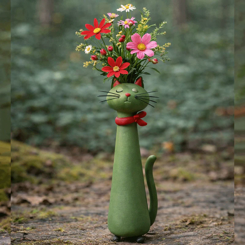 😻😻2026 Mother's Day Gifts 50% Off--💖🎁Mini Quirky Cat Vase - Image 3