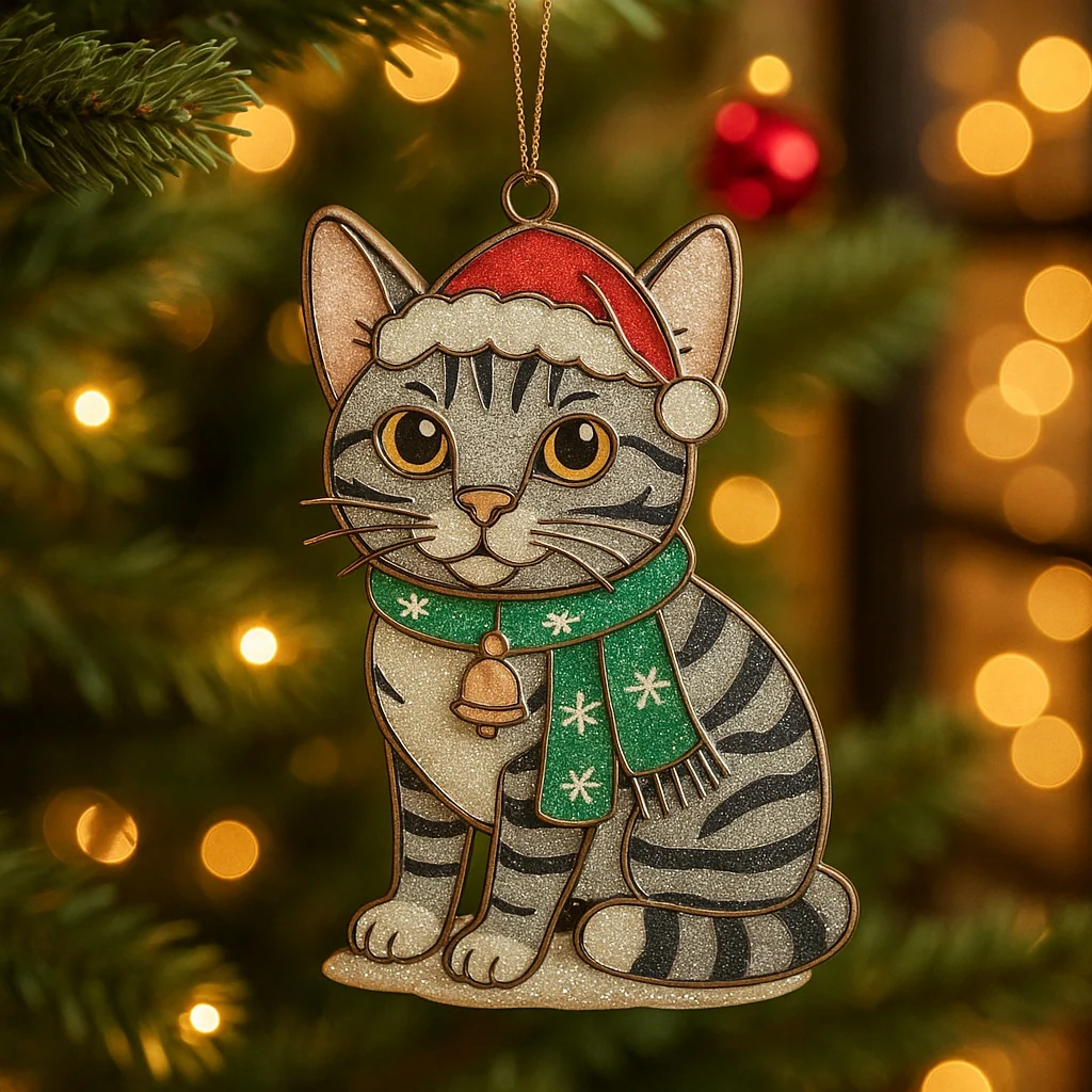 🌲Christmas Gift--Christmas Cat Ornament - Image 3
