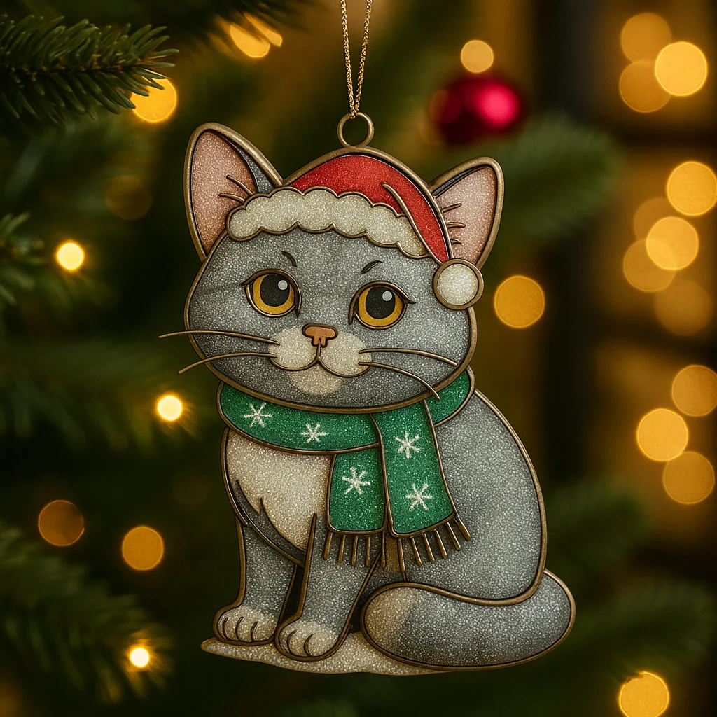 🌲Christmas Gift--Christmas Cat Ornament - Image 4