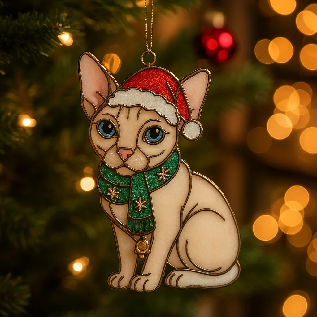 🌲Christmas Gift--Christmas Cat Ornament - Image 5