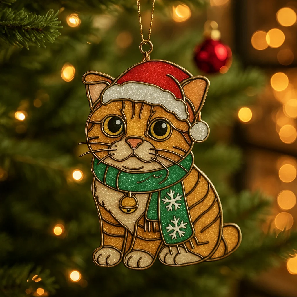 🌲Christmas Gift--Christmas Cat Ornament - Image 7