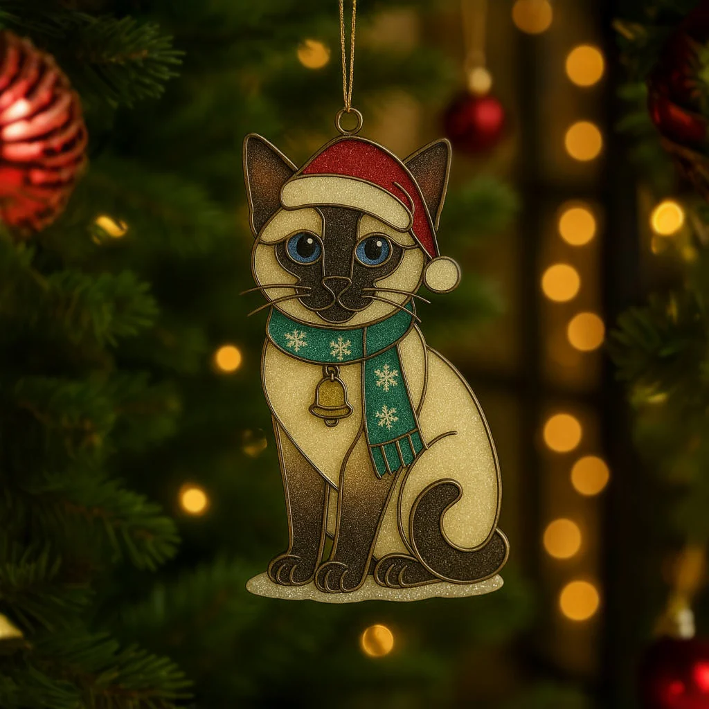 🌲Christmas Gift--Christmas Cat Ornament - Image 9