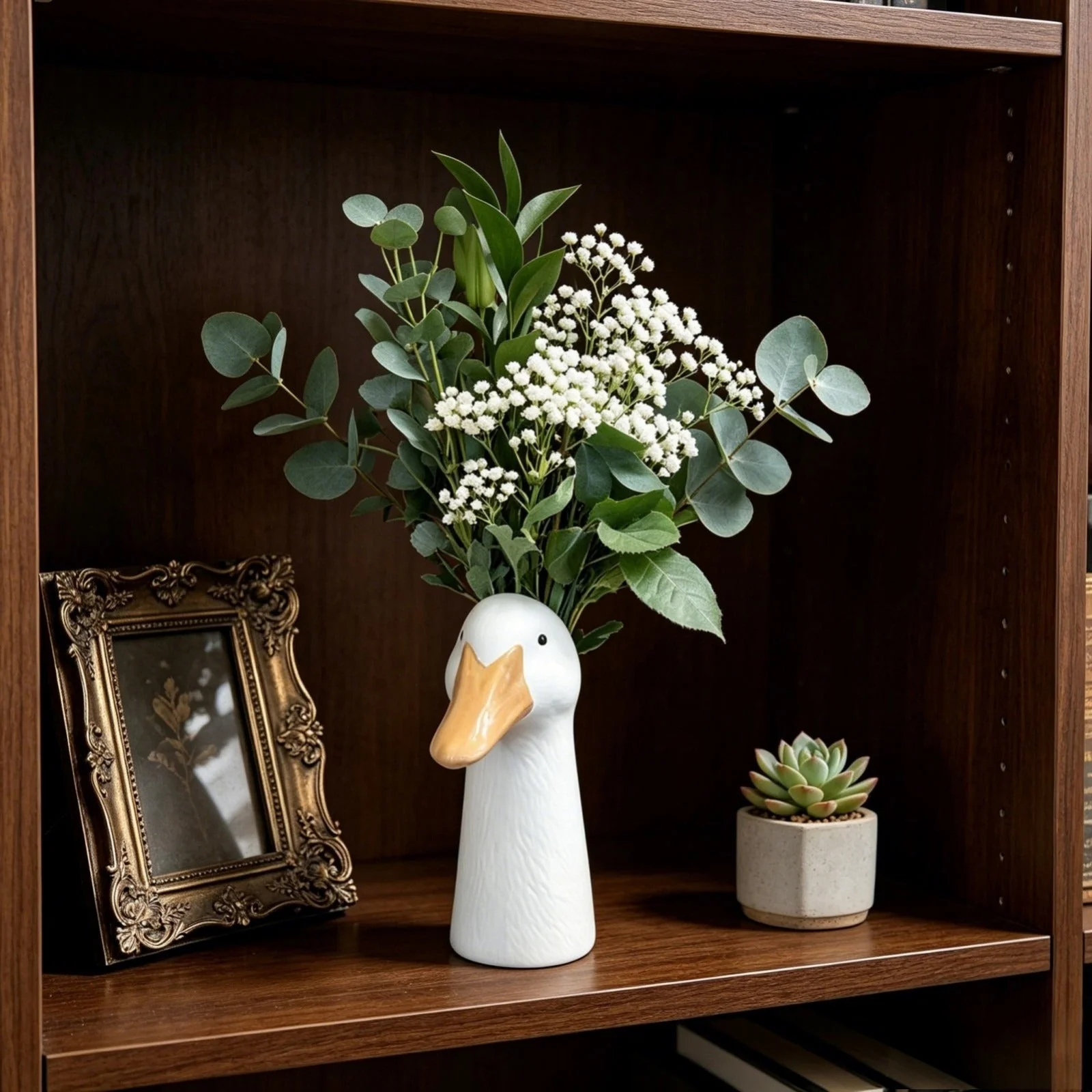 🦆 Ceramic Duck Flower Vase - Image 7