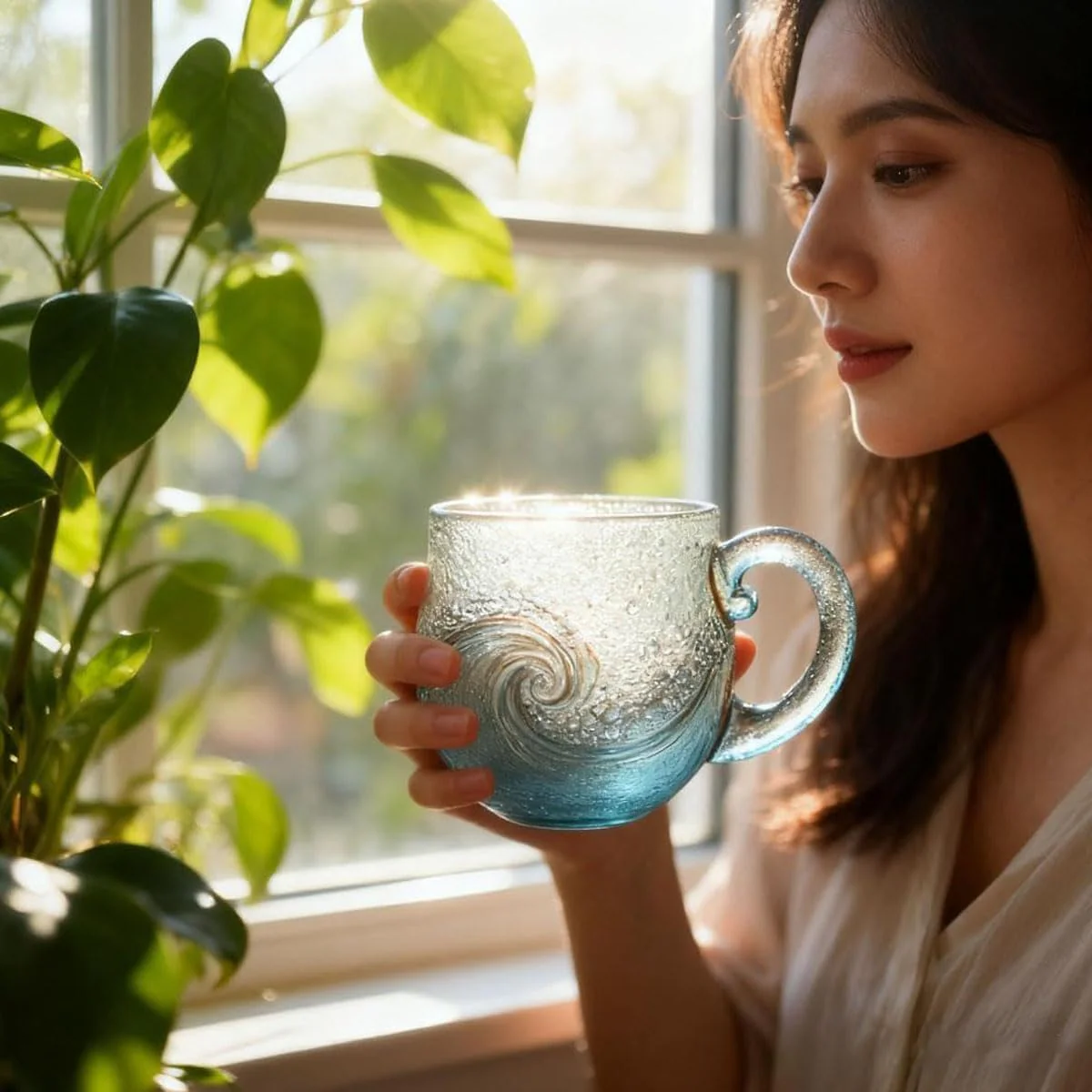 🎄Unique gift🔥 handmade sea glass wave cup🎁 - Image 6