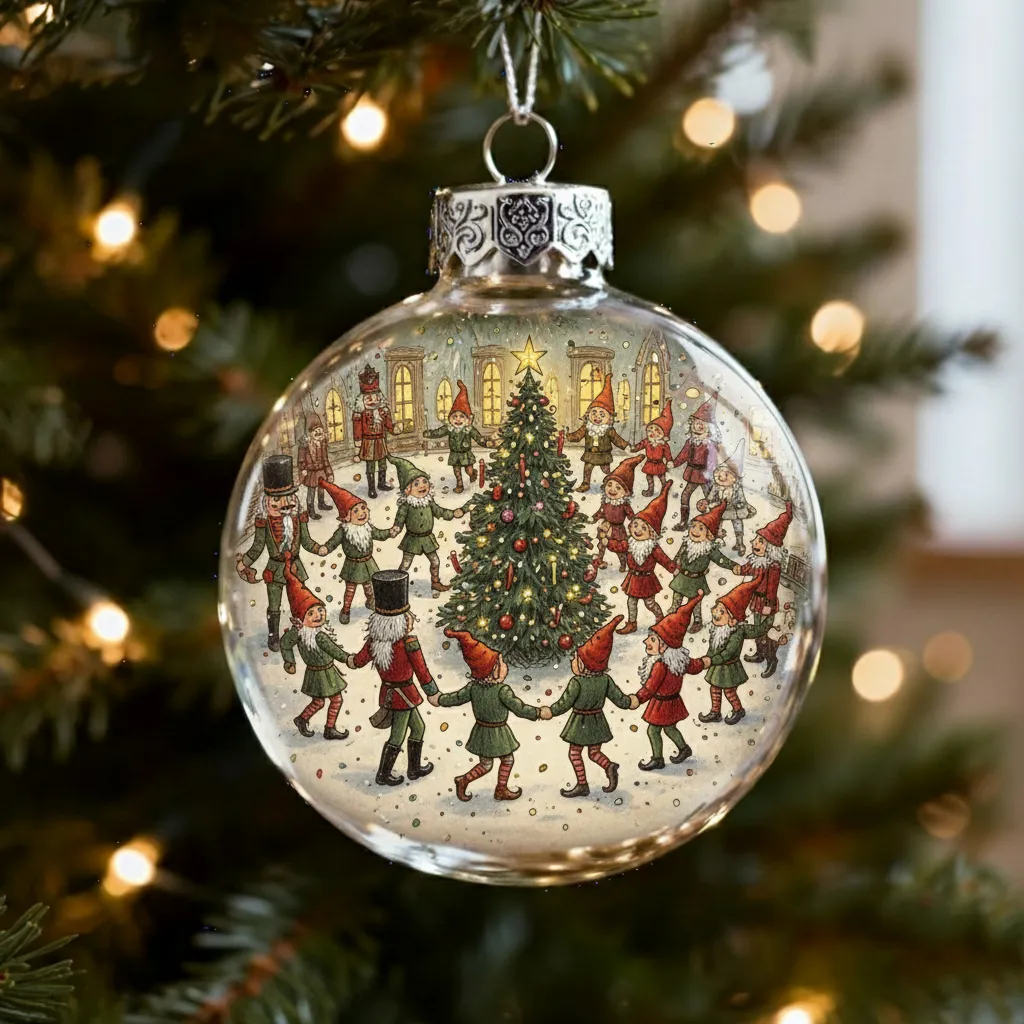 🔥Last Day 49% OFF - Vintage Christmas Scene Bulb Ornaments - Image 2