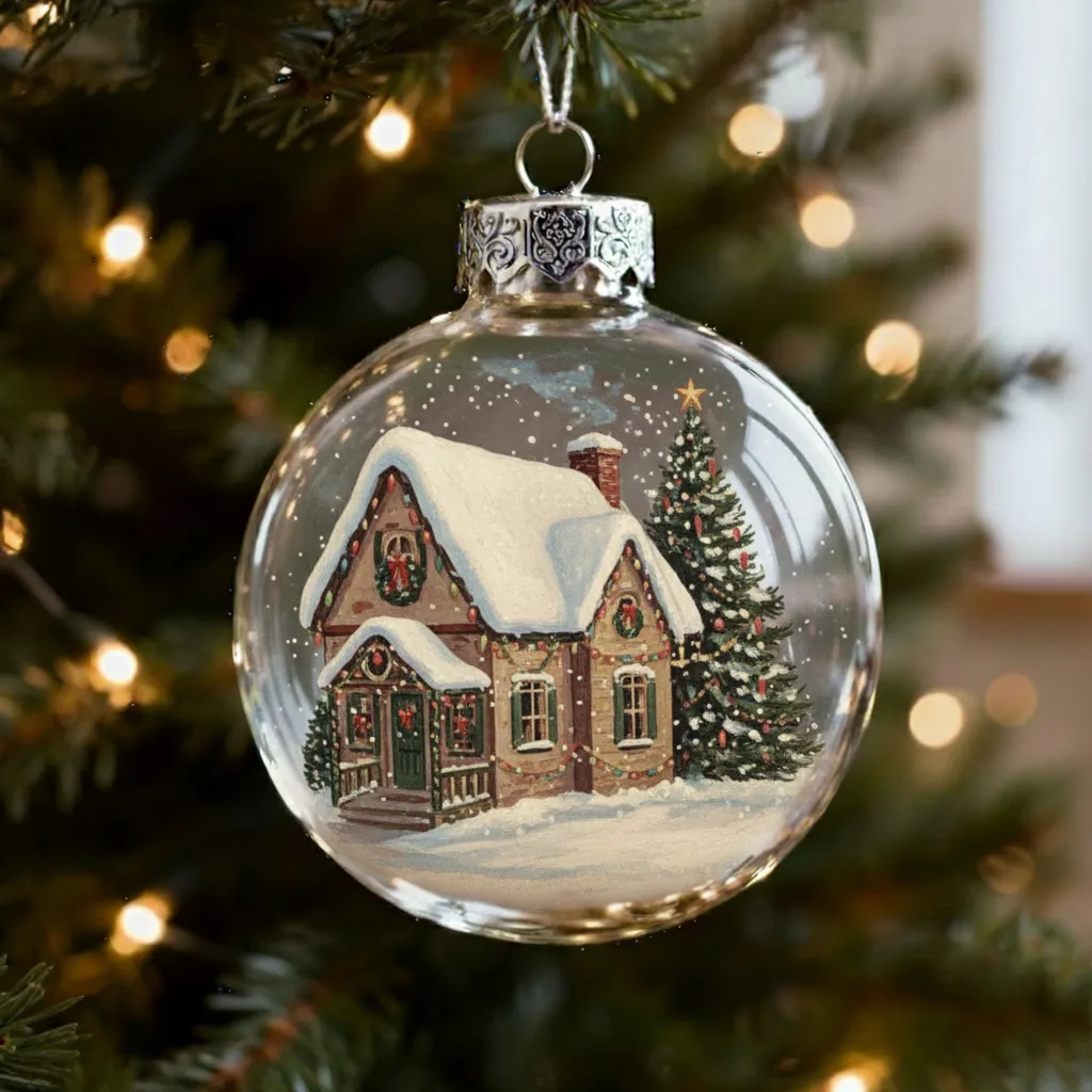 🔥Last Day 49% OFF - Vintage Christmas Scene Bulb Ornaments - Image 4
