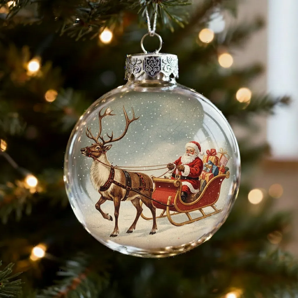 🔥Last Day 49% OFF - Vintage Christmas Scene Bulb Ornaments - Image 6