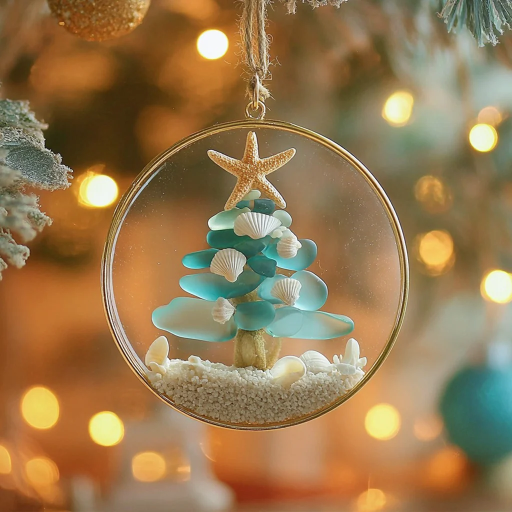 Coastal Christmas Tree Ornament - Image 2