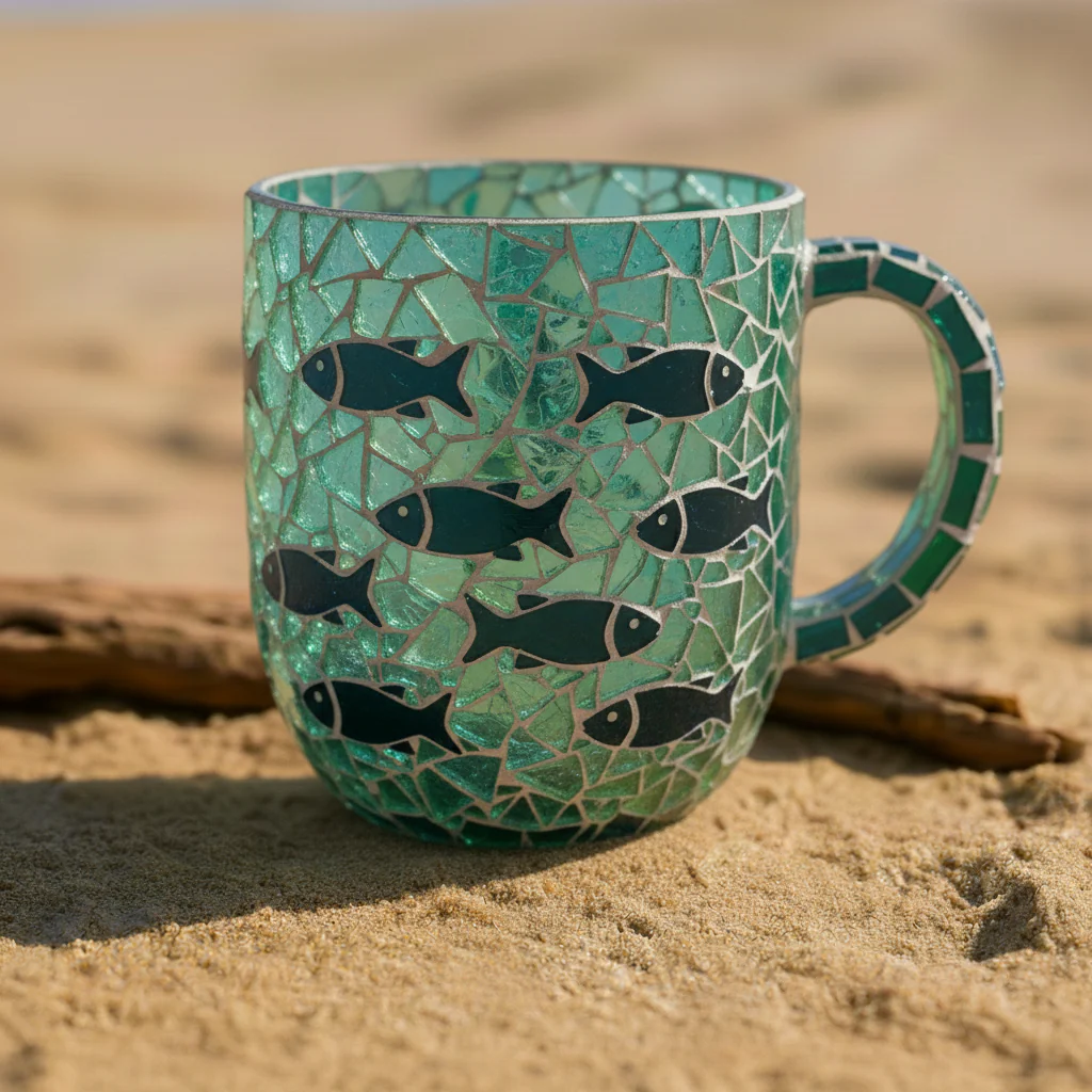 🌊 Coastal Mosaic Mug Collection - Image 2