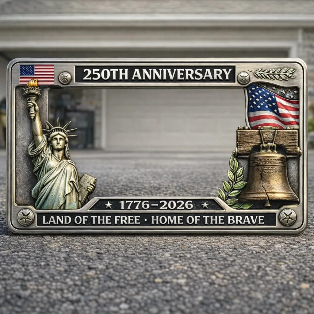 🦅🦅LAST DAY 49% OFF-🔥250th Anniversary Commemorative License Plate Frame - Image 2