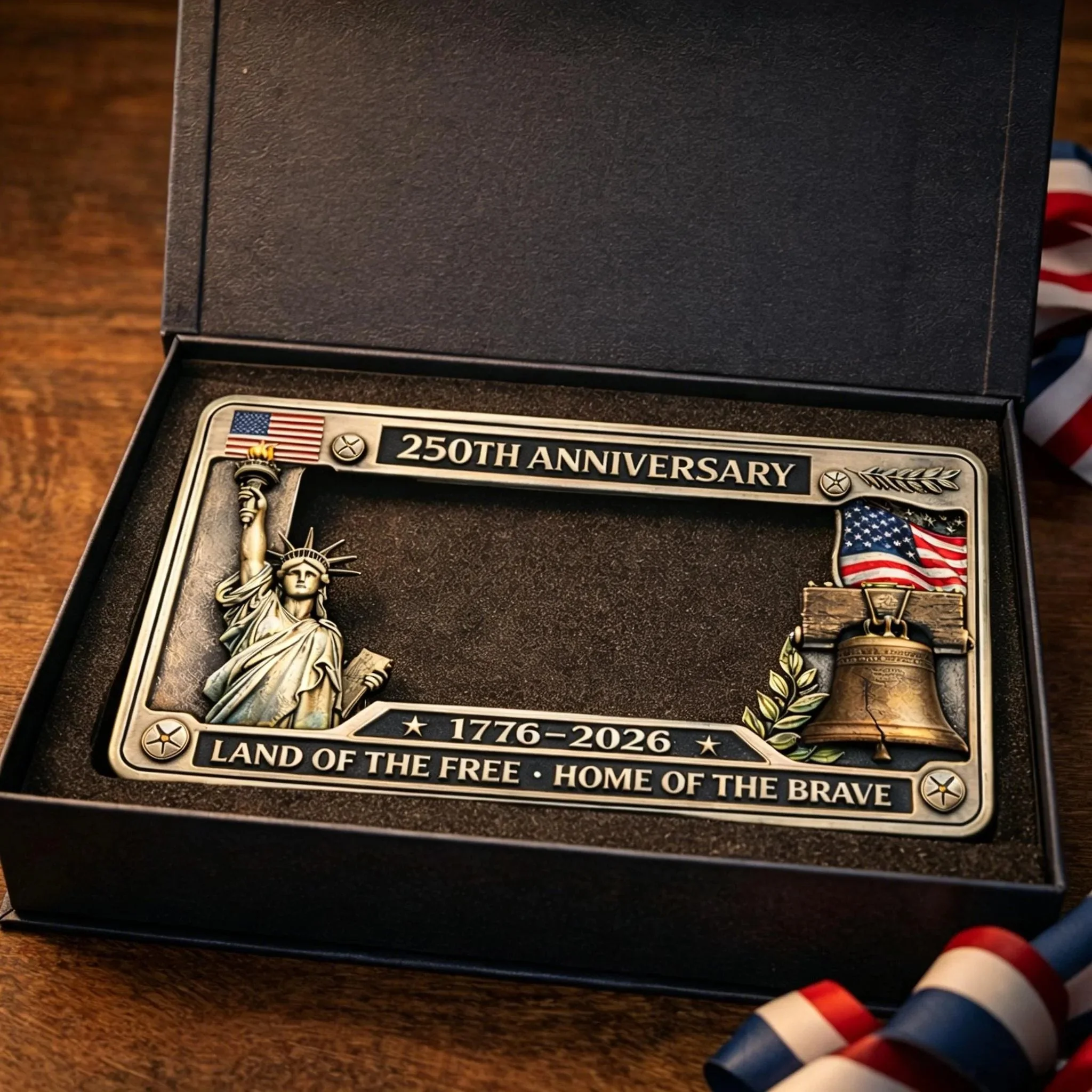 🦅🦅LAST DAY 49% OFF-🔥250th Anniversary Commemorative License Plate Frame - Image 4