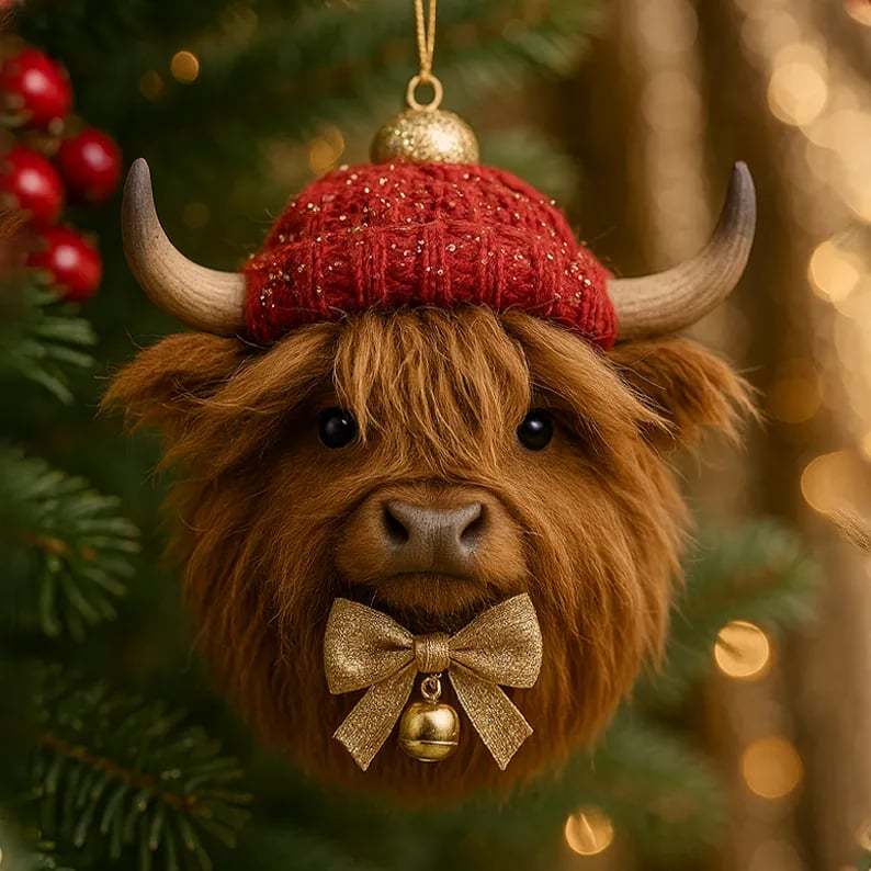 🐇Cozy Woodland Animal Christmas Ornaments - Image 2
