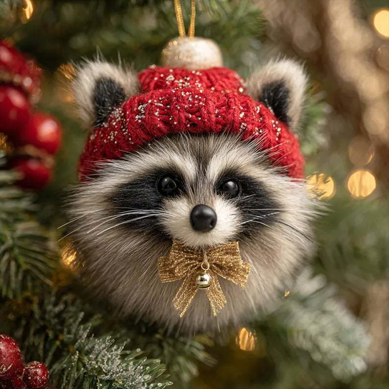🐇Cozy Woodland Animal Christmas Ornaments - Image 3