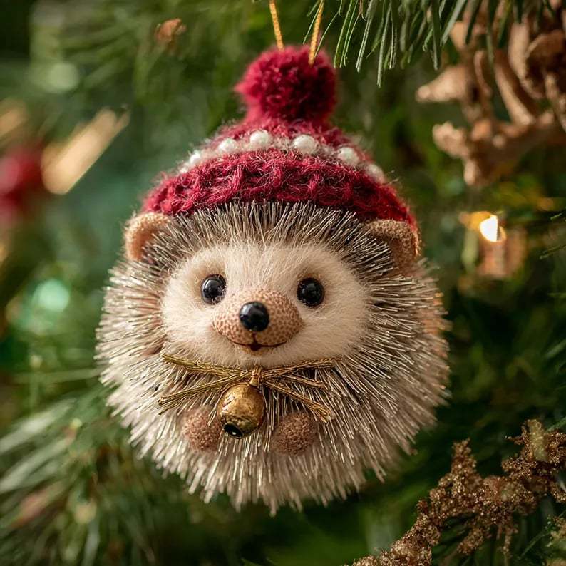 🐇Cozy Woodland Animal Christmas Ornaments - Image 4