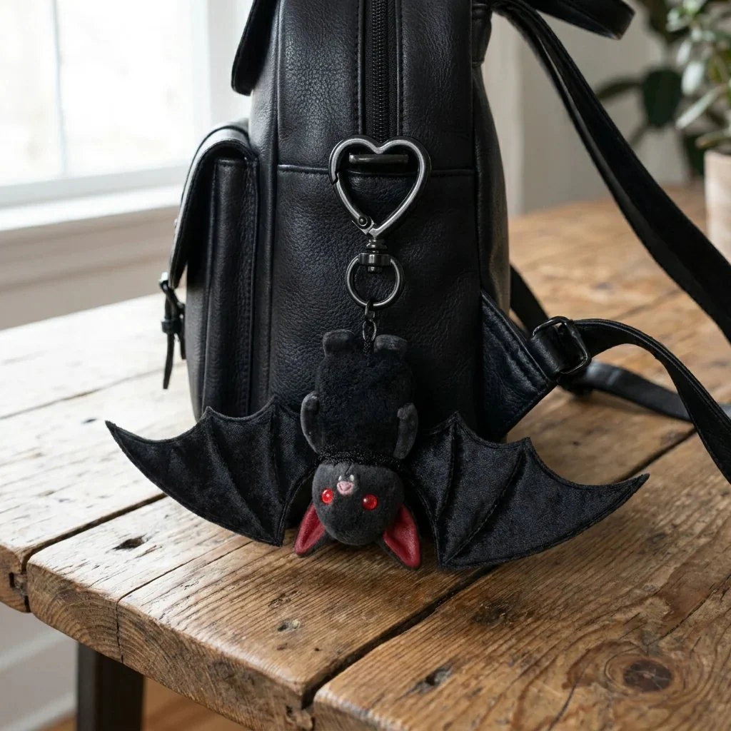 🔥🔥Last Day 49% OFF - 🦇 Cute Black Bat Baby Keychain - Image 3